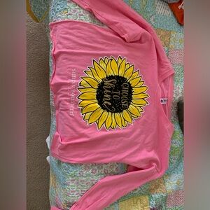 Simply, southern cropped, long sleeve shirt